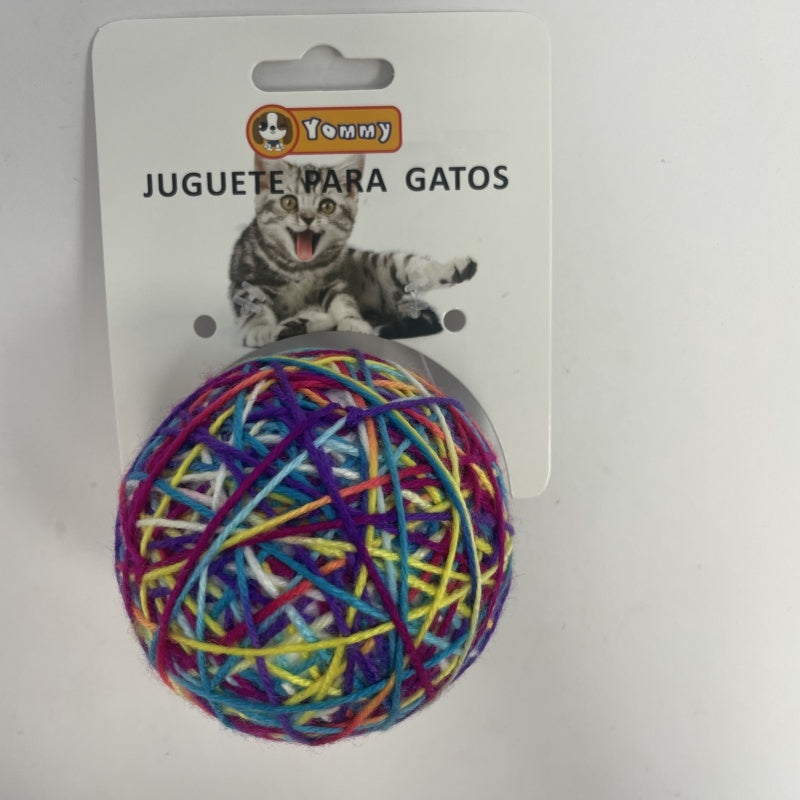 Juguetes para Gatos – Pelotas de Hilo  Diversión y alivio del aburrimiento para tu felino