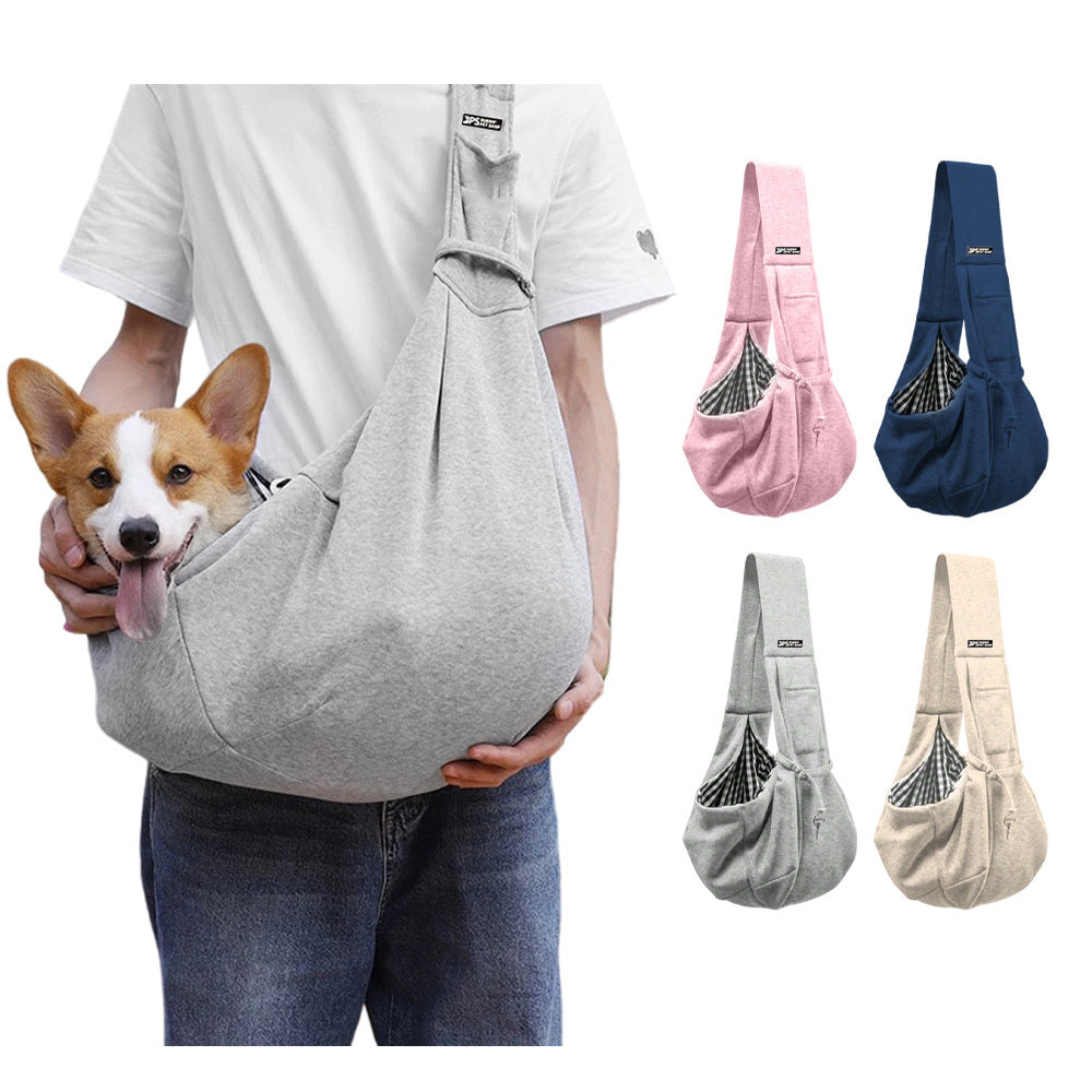 Bolso de Hombro para Mascotas 🐶🐱 Bolsa de Algodón Suave para Perros y Gatos – Viajes, Paseos y Aventuras al Aire Libre