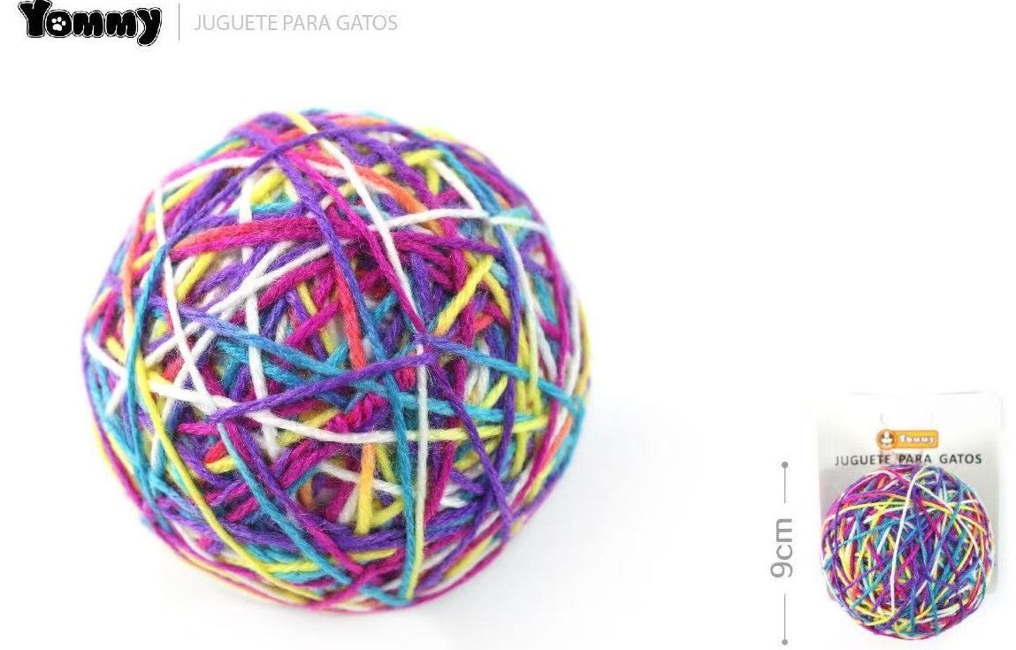 Juguetes para Gatos – Pelotas de Hilo  Diversión y alivio del aburrimiento para tu felino