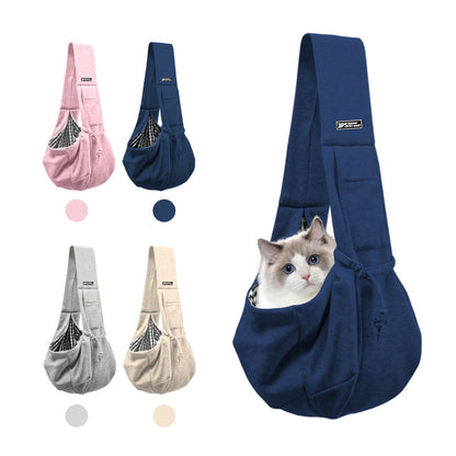 Bolso de Hombro para Mascotas 🐶🐱 Bolsa de Algodón Suave para Perros y Gatos – Viajes, Paseos y Aventuras al Aire Libre