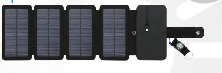 Cargador Solar Plegable 8W – Energía solar en cualquier lugar ☀️