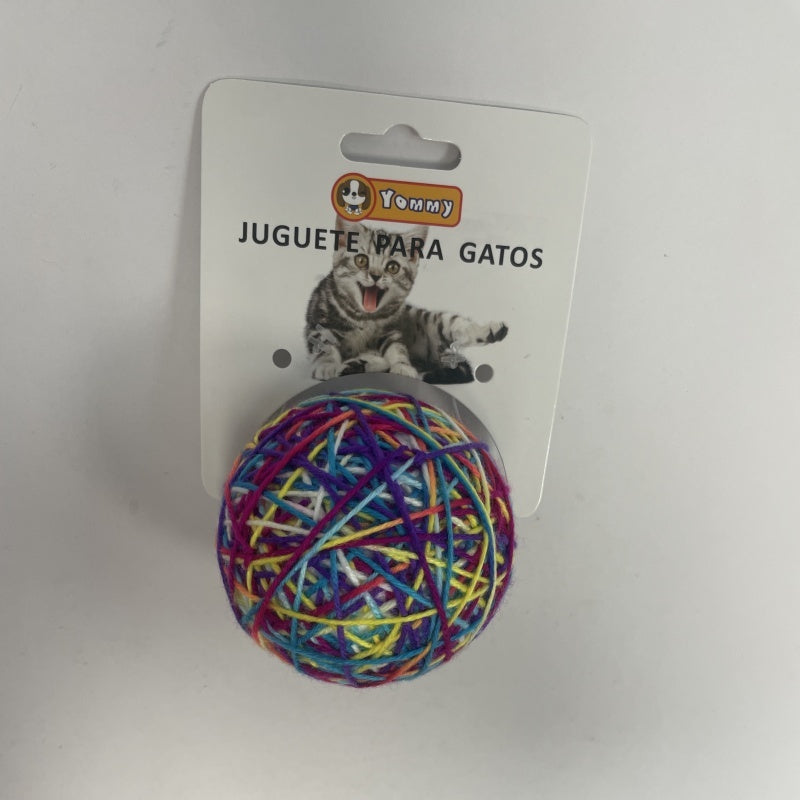 Juguetes para Gatos – Pelotas de Hilo  Diversión y alivio del aburrimiento para tu felino