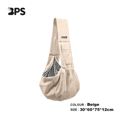 Bolso de Hombro para Mascotas 🐶🐱 Bolsa de Algodón Suave para Perros y Gatos – Viajes, Paseos y Aventuras al Aire Libre