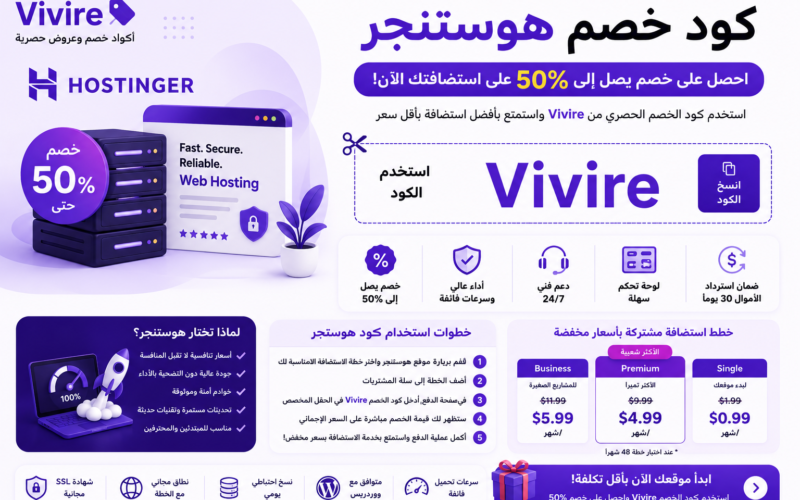 كود خصم هوستنجر 2026